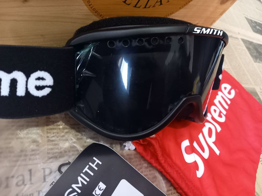 New SUPREME SMITH Ski Snowboard Goggles Dirt Bike ATV Off-road SXS FW15 - Black