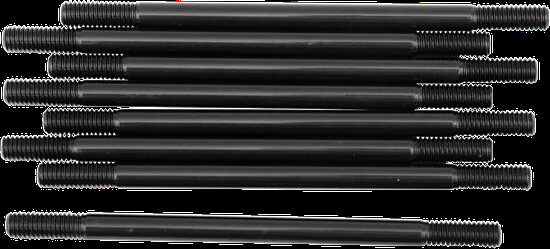 Kibblewhite Black Cylinder Studs 8 pc Kit Harley Low Glide 84-85