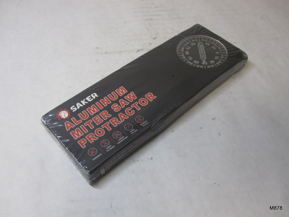 Miter Saw Protractor 7-Inch Aluminum Protractor Angle Finder Featuring Precision