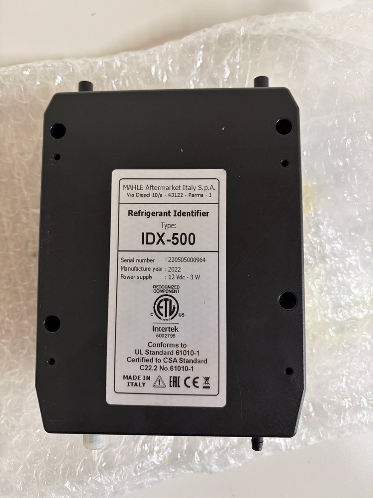 Mahle MAHLE IDX 500 Refrigerant Identifier (Condition Unknown)