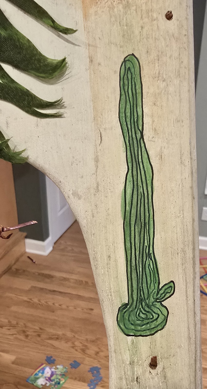 HOPI HEADDRESS TABLITA ORIGINAL PAINT WOOD LEATHER FEATHER SW ART EARLY CARVING