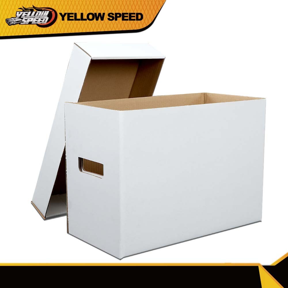 5Pcs Short Comic Book White Storage Box Holds 150-175 Comics