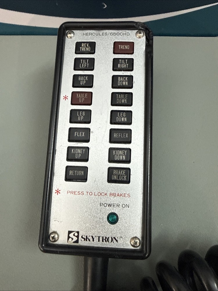 Skytron HERCULES 6500HD Surgical Table Hand Controller Pendant