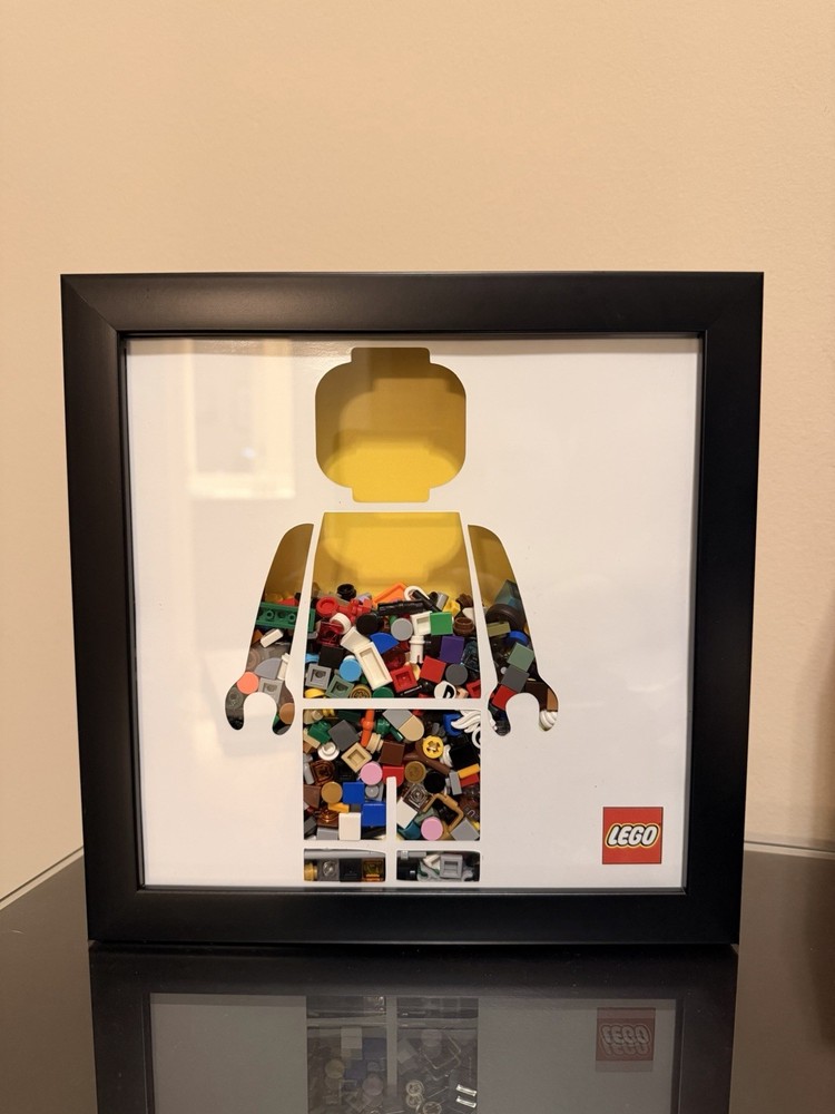 Custom 8”x8” Shadow Box Display For Extra and Spare LEGO Bricks