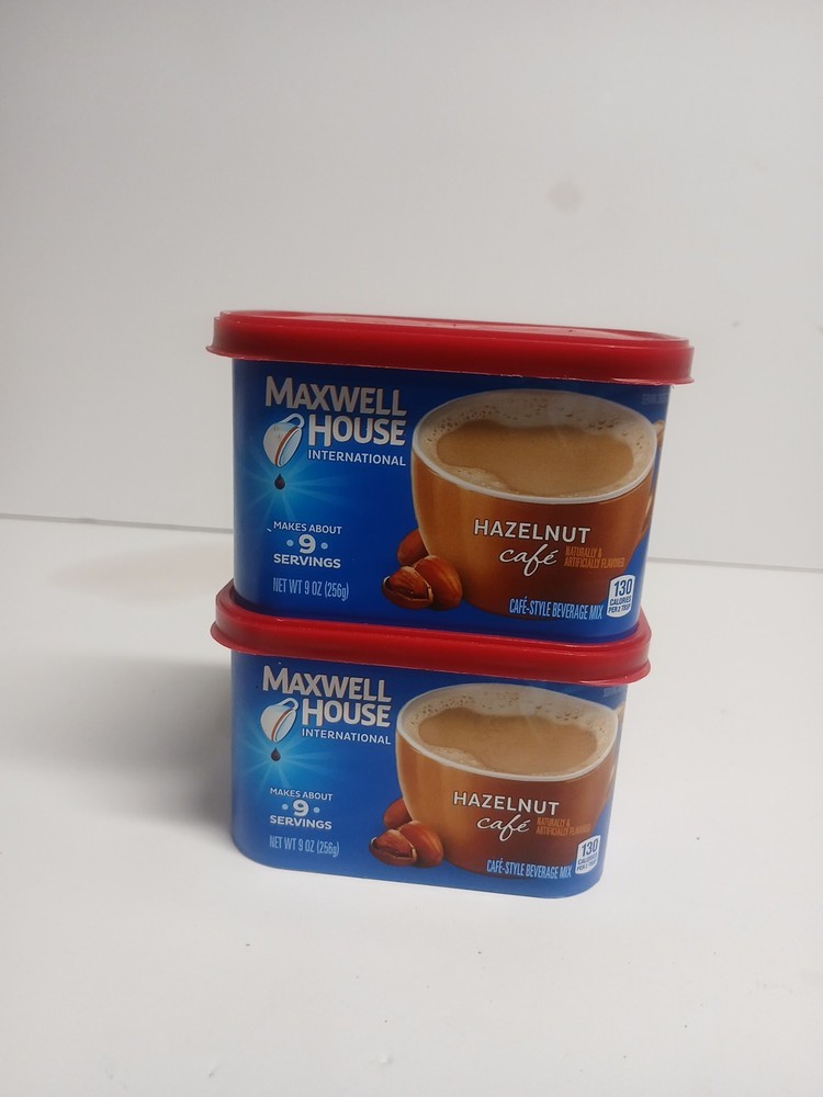 Maxwell House Internanational Hazelnut Coffee Cafe 2 Pack.