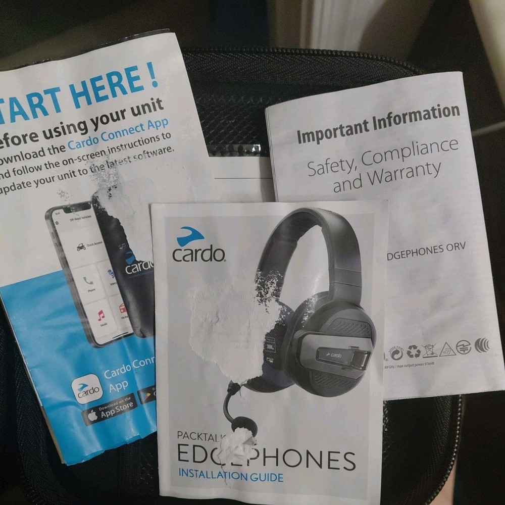 Cardo Bluetooth Packtalk Edgphones