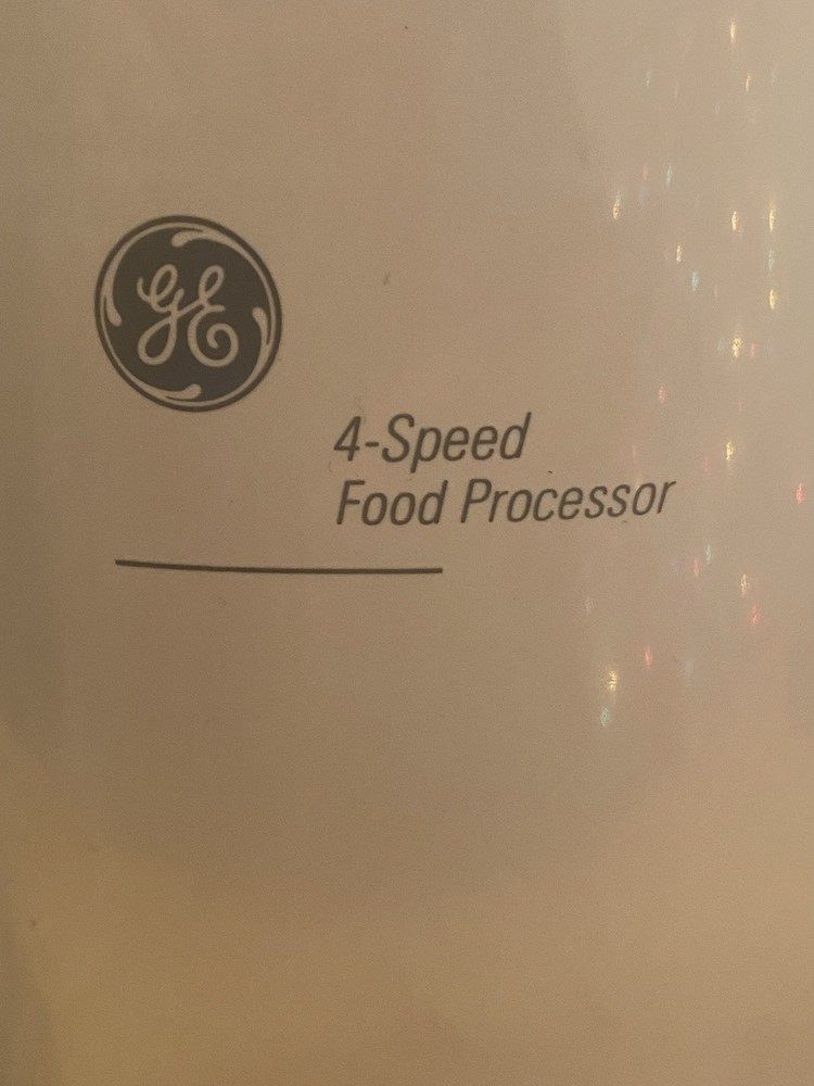 GE General Electric 4 Speed Food Processor Model 106622F ~ Replacement Base ONLY