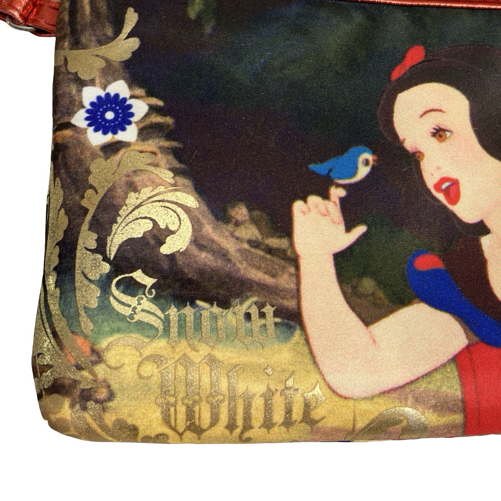 SOHO London New York Disney Snow White Wristlet Makeup Bag All Over Print