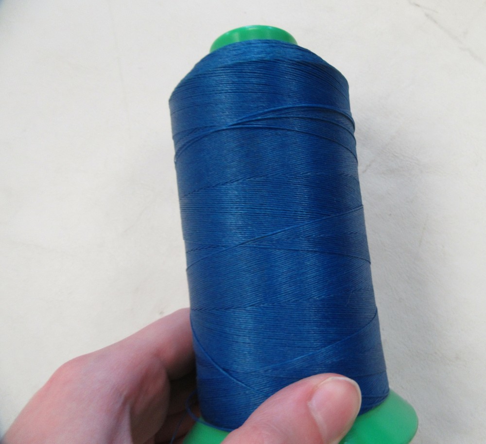 BELTING CORTICELLI UPHOLSTREY SEWING MACHINE THREAD SPOOL ROYAL BLUE