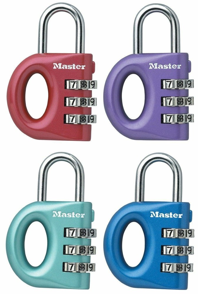 Master Lock 633D - Combination Padlock, Assorted Colors