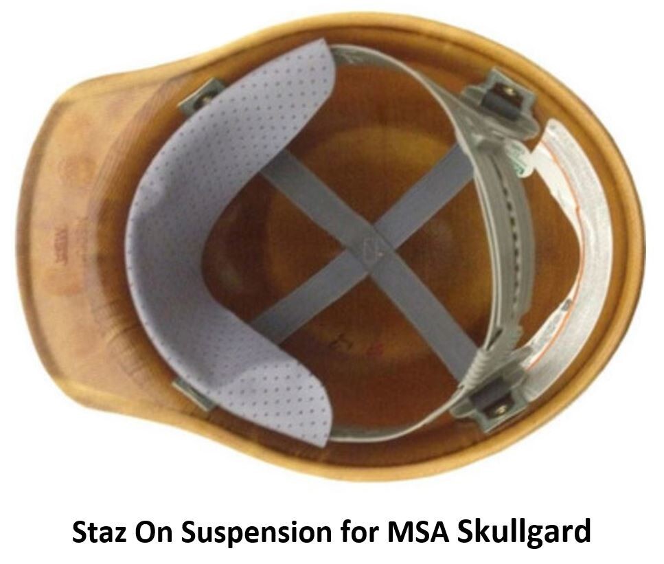 MSA Skullgard Cap Style with StazON Suspension - Custom Black