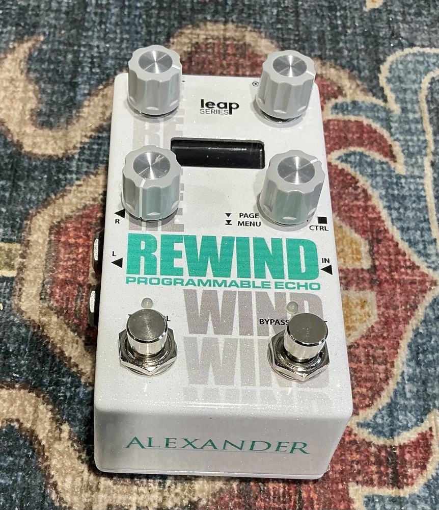 Alexander Pedals Rewind Programmable Echo Effect Pedal - New