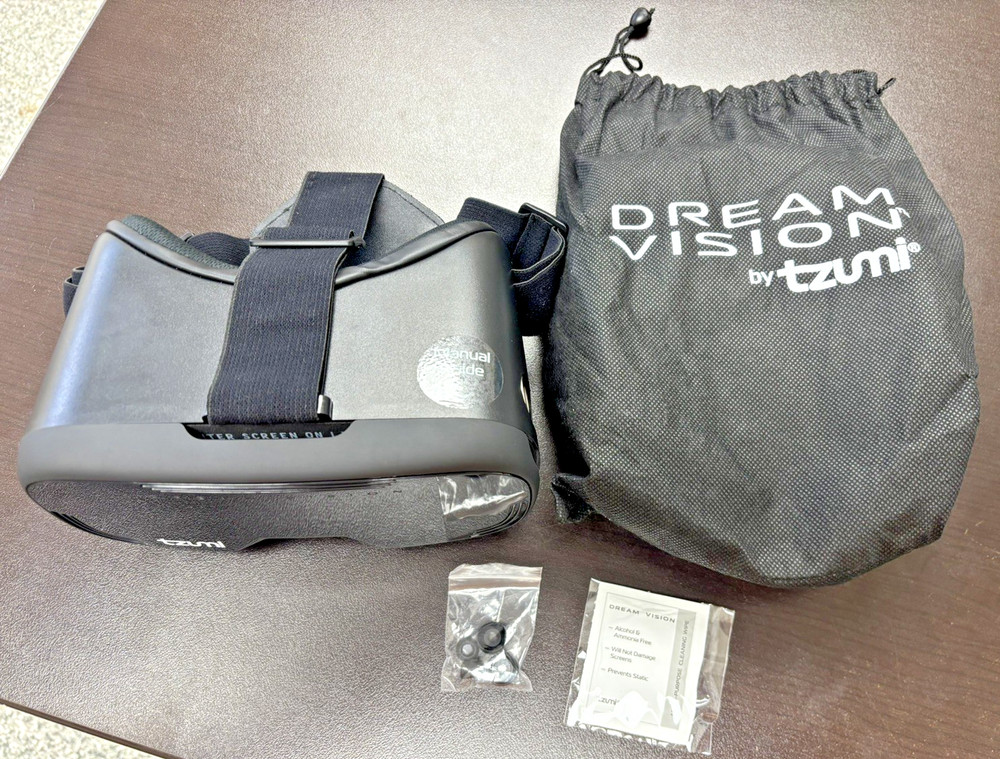Tzumi Dream Vision Pro Virtual Reality Headset with Bluetooth - IOS Ready