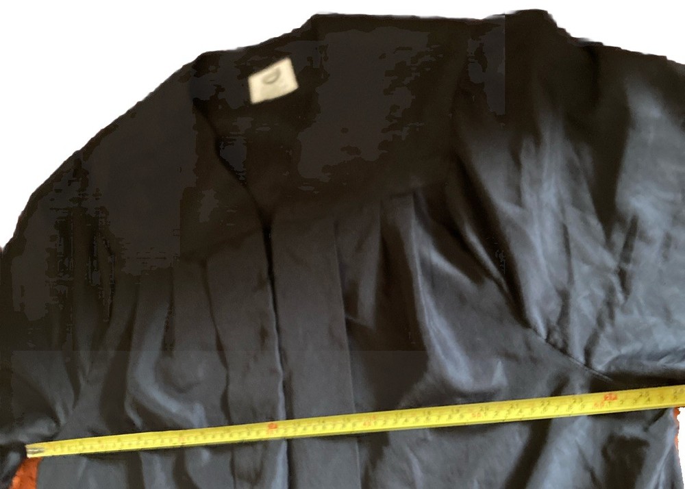 Jostens Solid Black Graduation Gown Size 5’10”-6’ *Read Description*