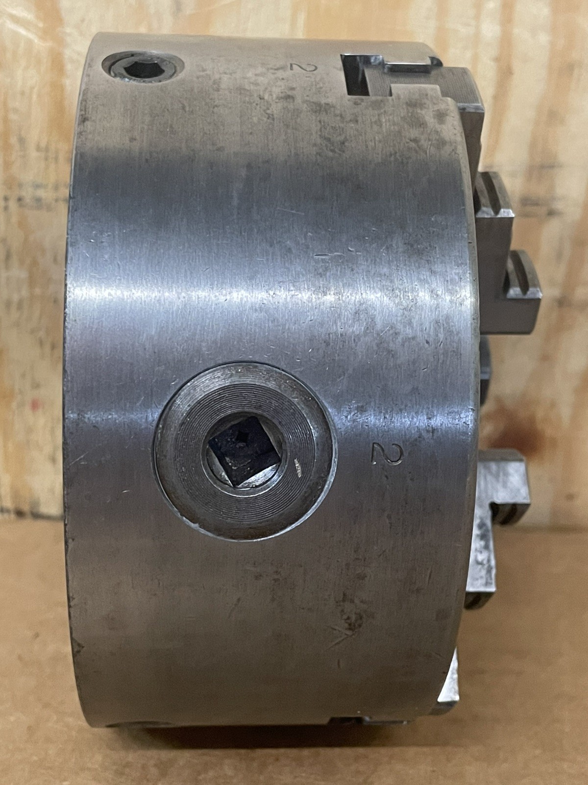 YUASA 5" 3 JAW LATHE CHUCK PLAIN BACK / ACCU-CHUCK