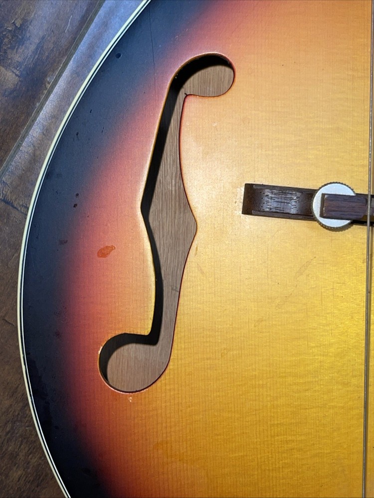 Vintage J. Reynolds A-style mandolin 8 Strings Without Case Missing 1 String