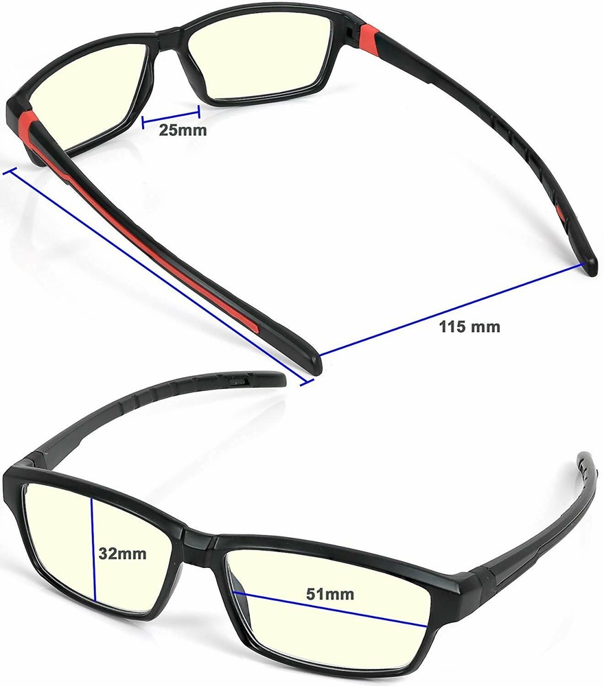 Anti Glare Computer Reading Glasses Blue Light Blocking Reduce Eyestrain for...