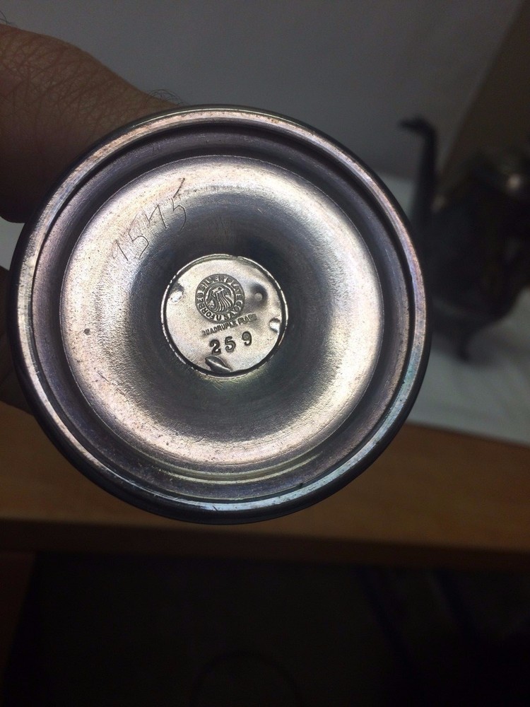 Quadruple Silverplate Handled Creamer Pitcher