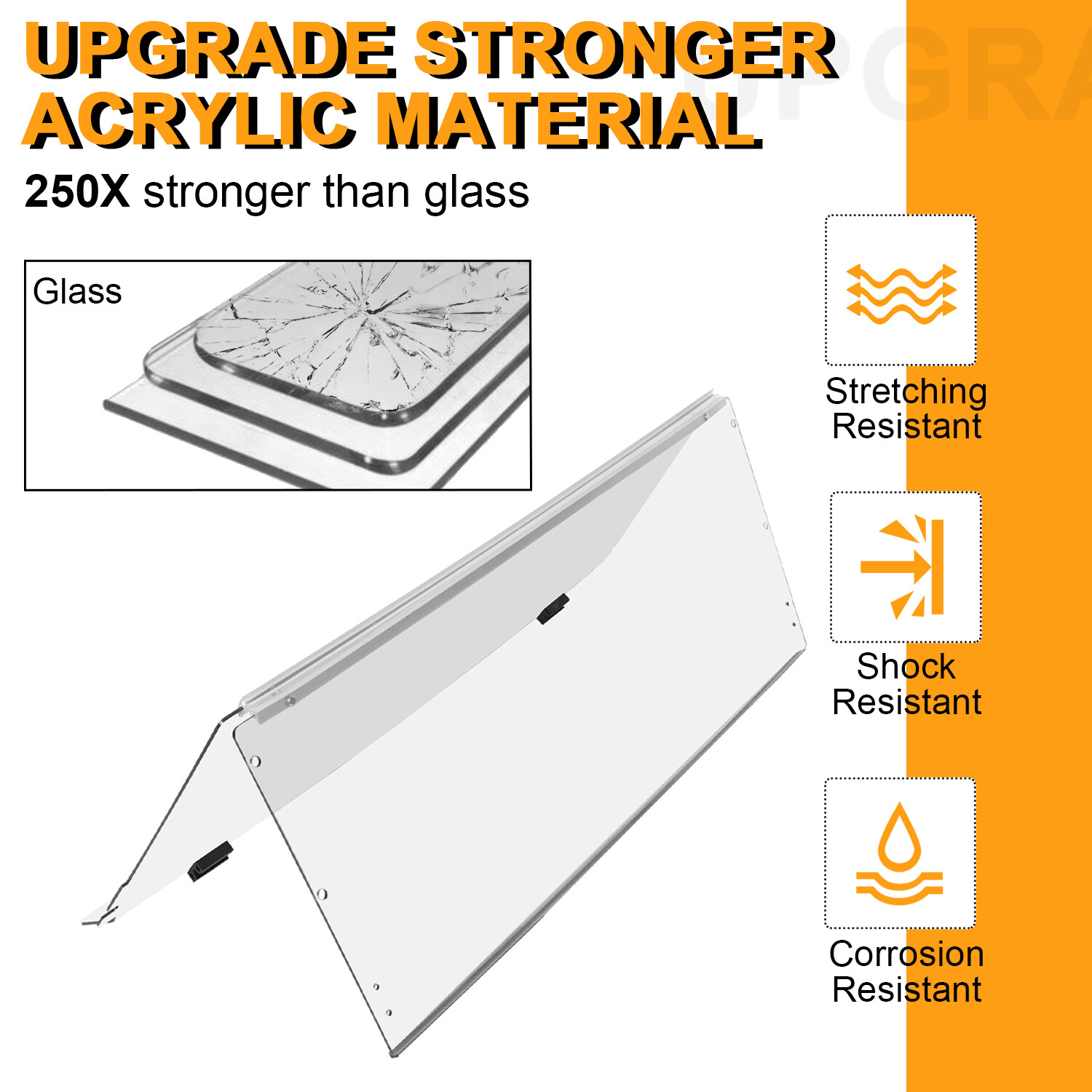 Folding Clear Golf Cart Windshield Windscreen For EZGO TXT & Medalist 94-13 14