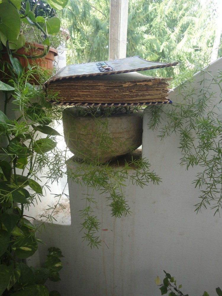 Handmade Journal Notebook Diary Extra Large Seven Stone Embossed