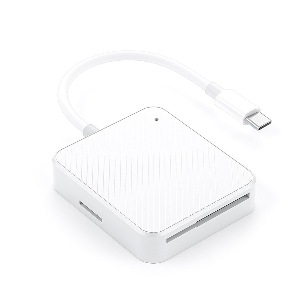 4-Slot USB-C M2 SD SM XD Card Reader Compact Flash Reader Memory Card Adapter