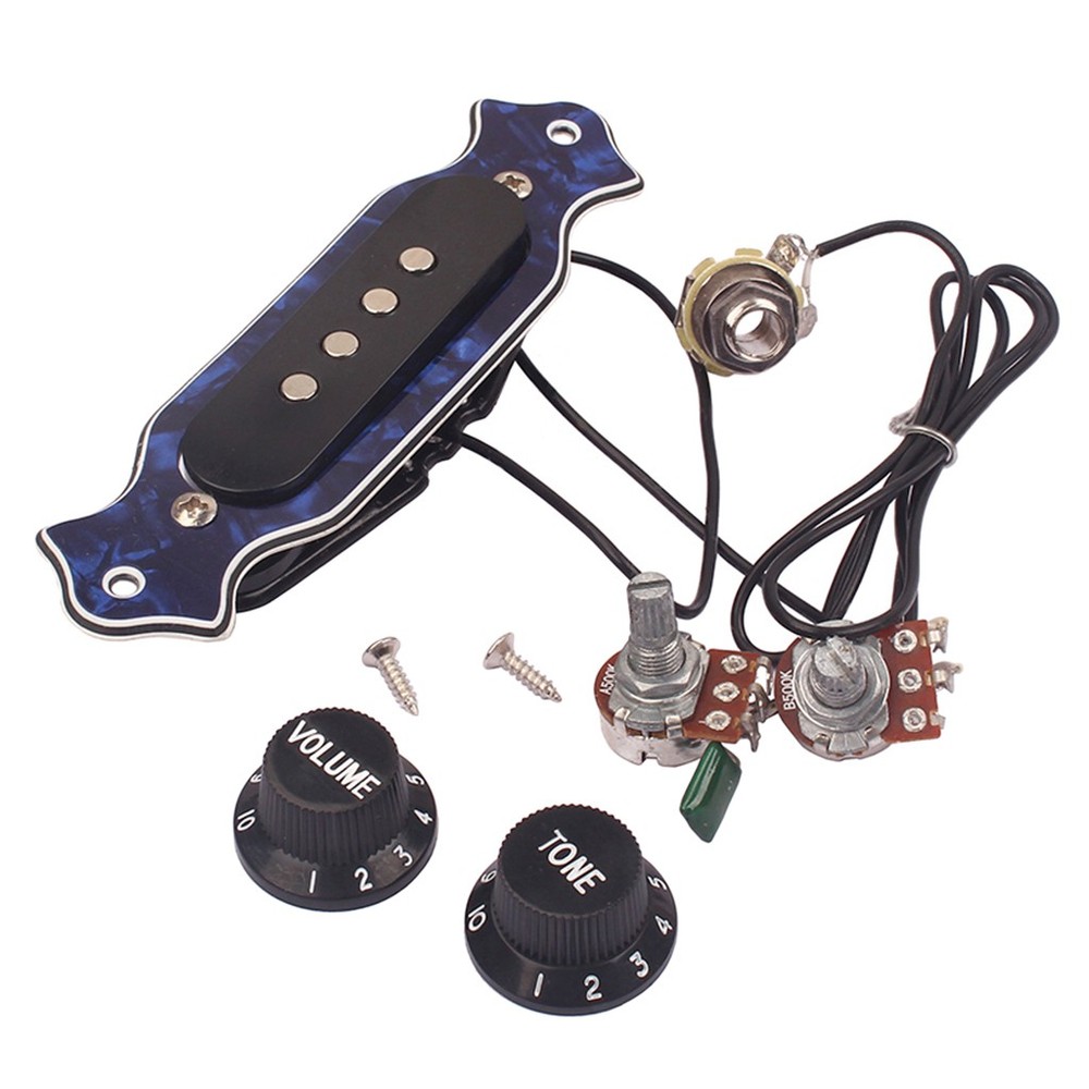 4 Guitar Pickup Volume Control w/ Volume Button for Ukulele