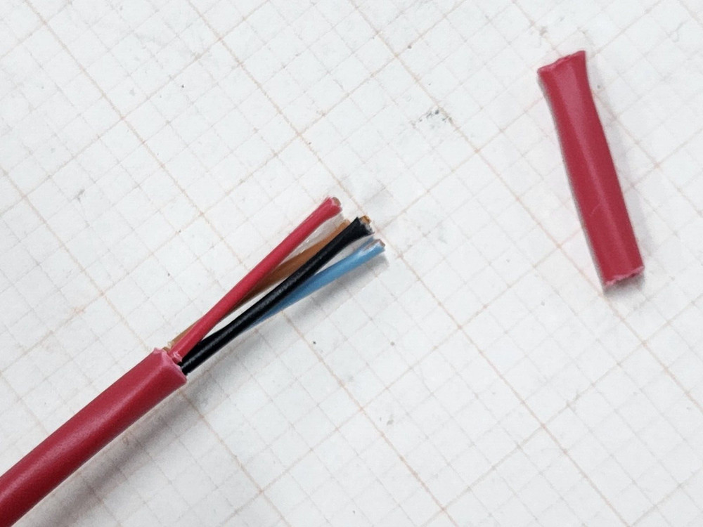 Advanced Digital Cable 981804 18/4C Solid Plenum Fire Alarm Cable FPLP Red/100ft