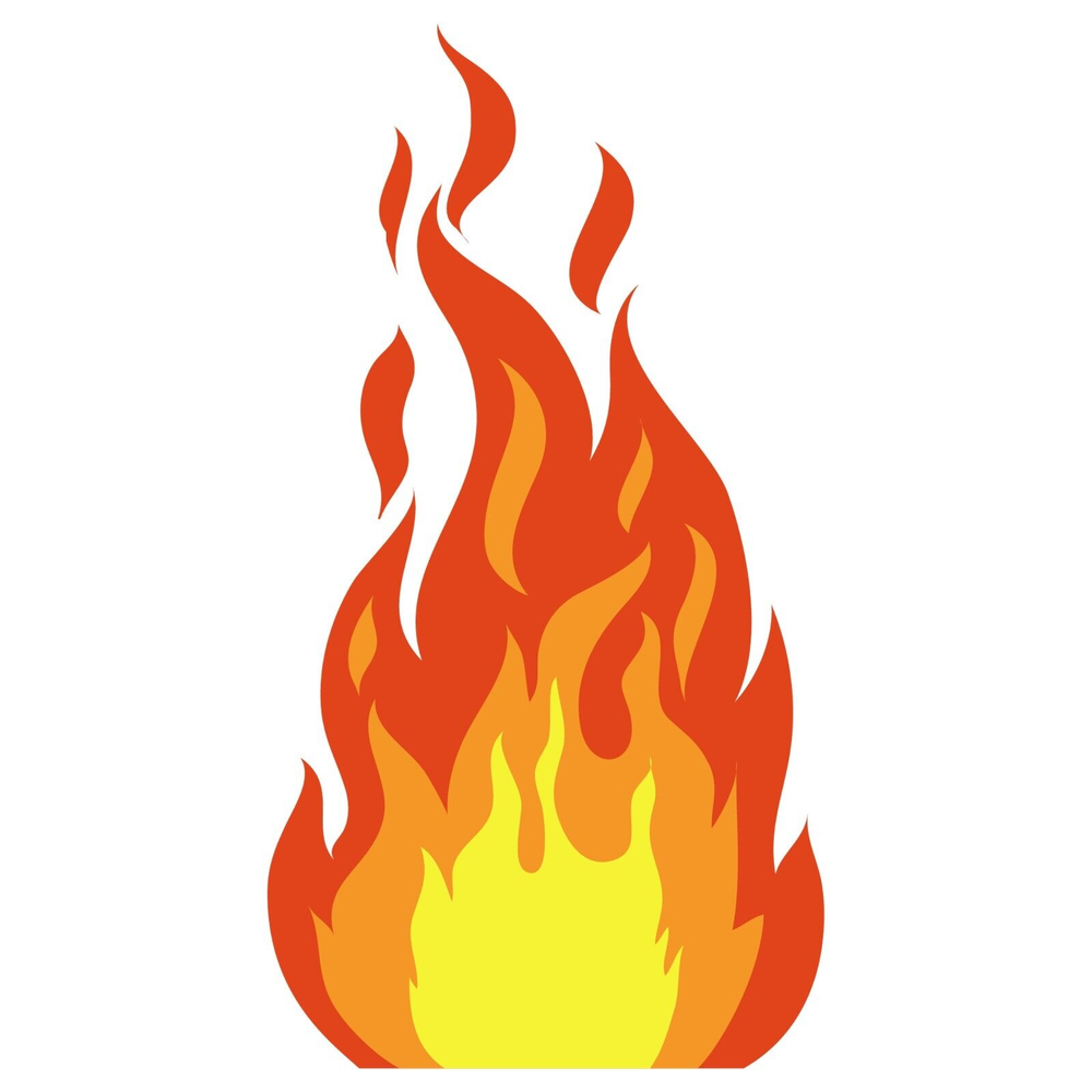 Flame Sticker Decal