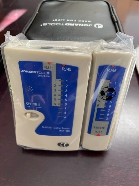 JONARD TOOLS MCT-468 Modular Cable Tester