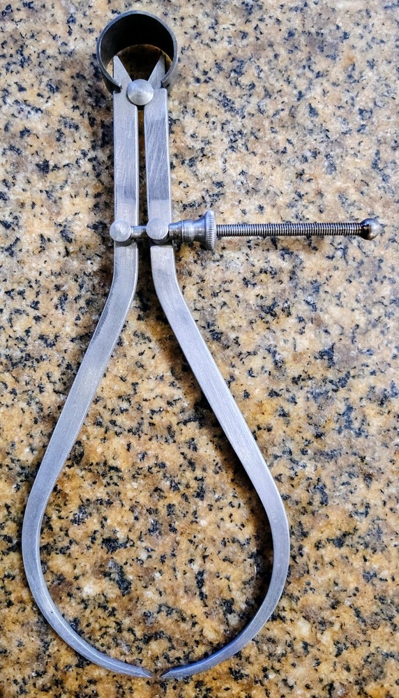 🗽 VINTAGE 8" OD CALIPER MACHINIST/ TOOLMAKER GREAT CONDITION