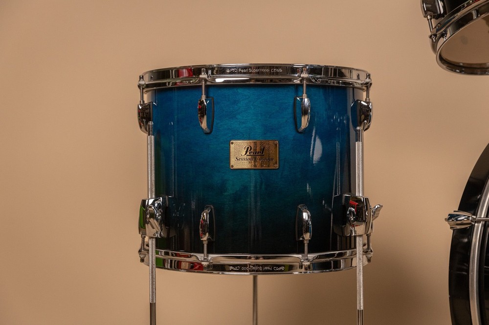 Pearl Session Custom Maple Marine Blue Fade Drum Set