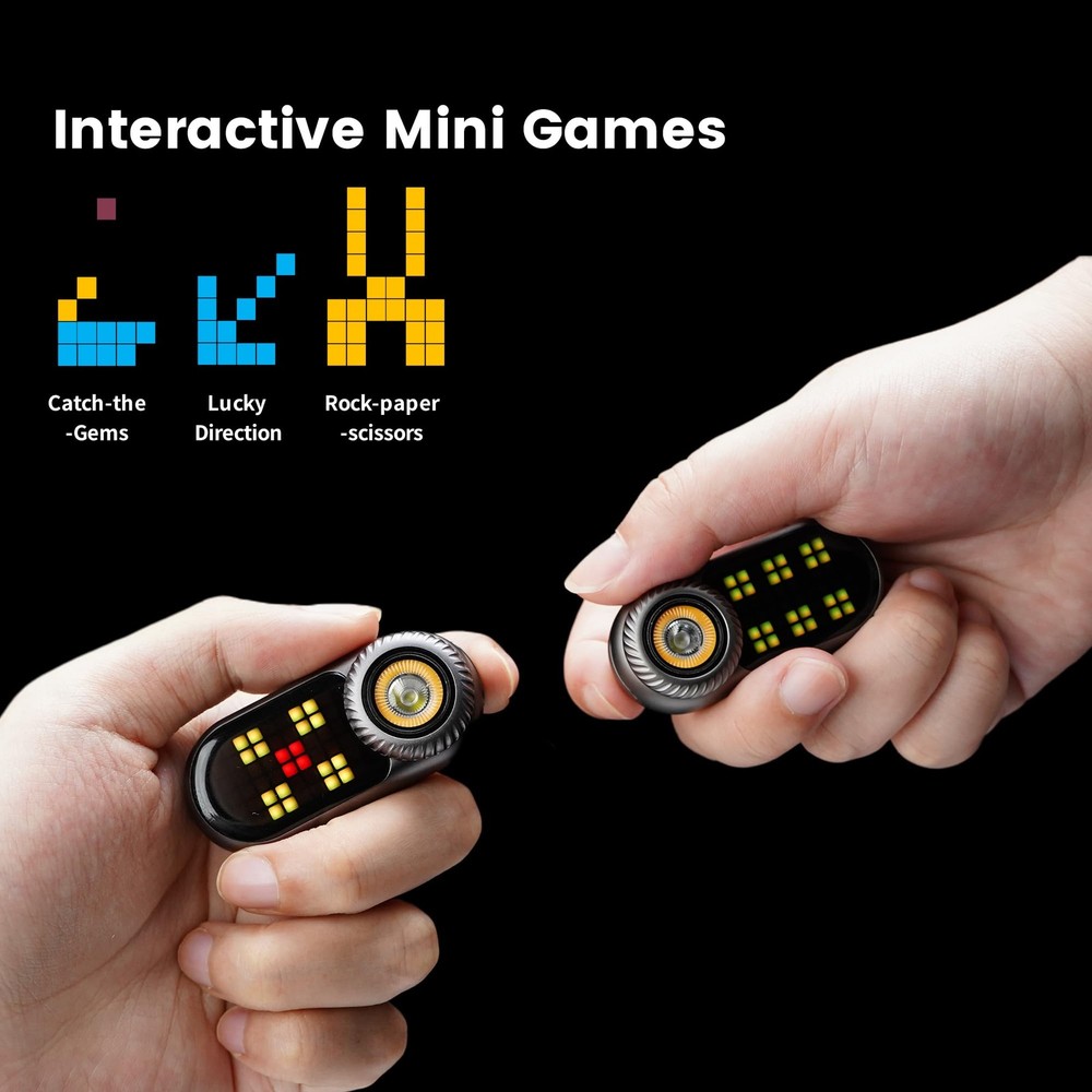 LOOPDOT EDC Flashlight – Rechargeable Small and Powerful LED Orange