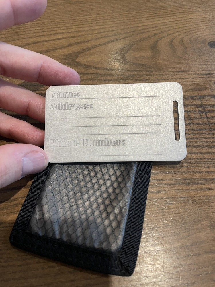 oakley id / luggage tag
