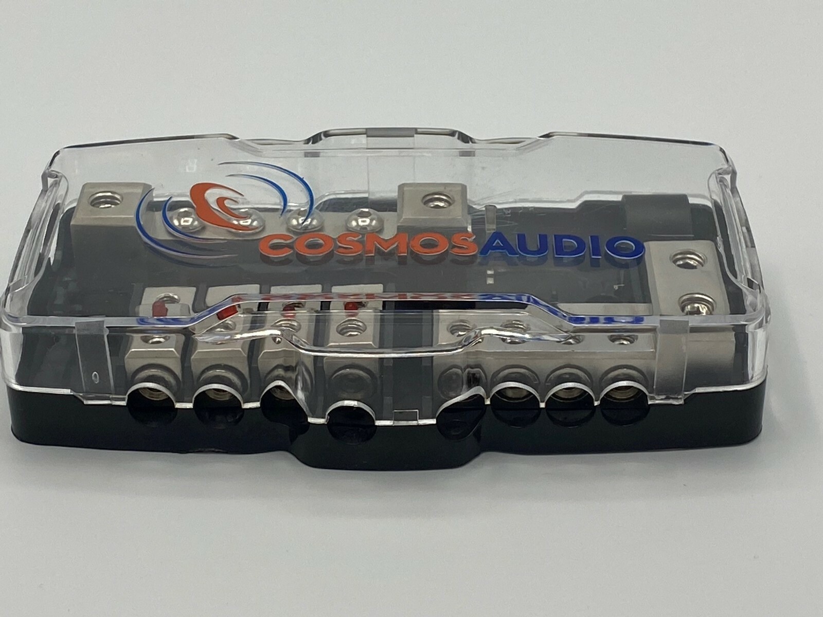 COSMOS AUDIO FUSED DISTRIBUTION BLOCK 0/4 AWG IN AND 4/8 AWG OUT