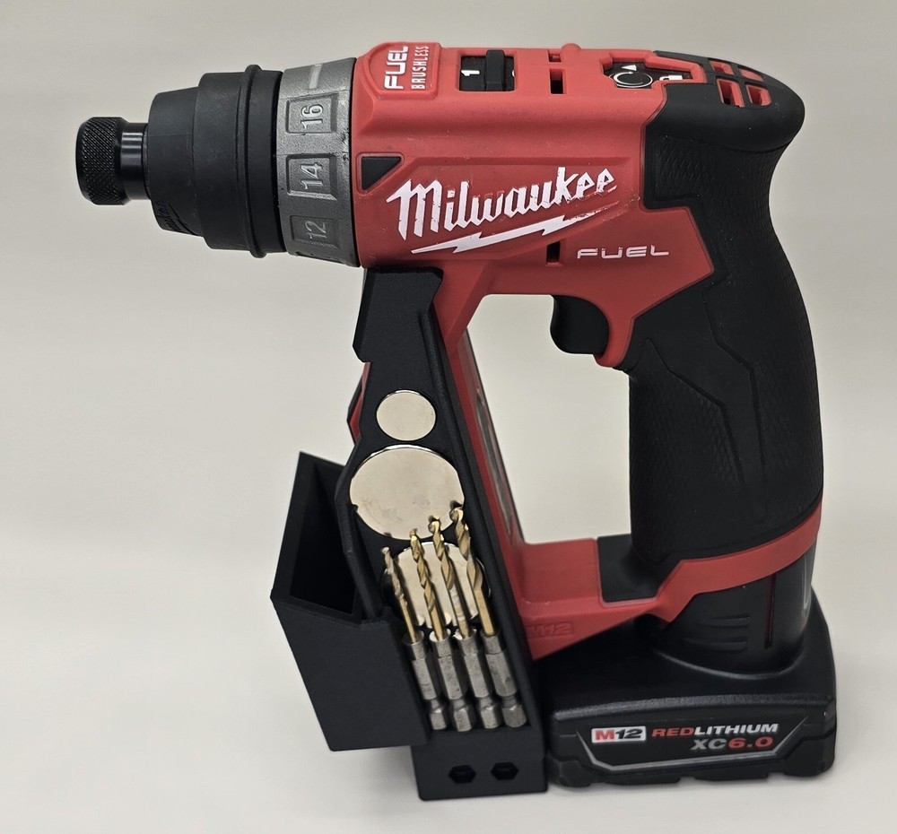 Accessory Base for Milwaukee 2505-22 Installation Tool. Bit and Socket Holder.