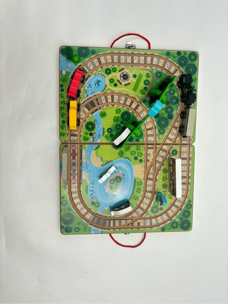 Melissa and Doug train set