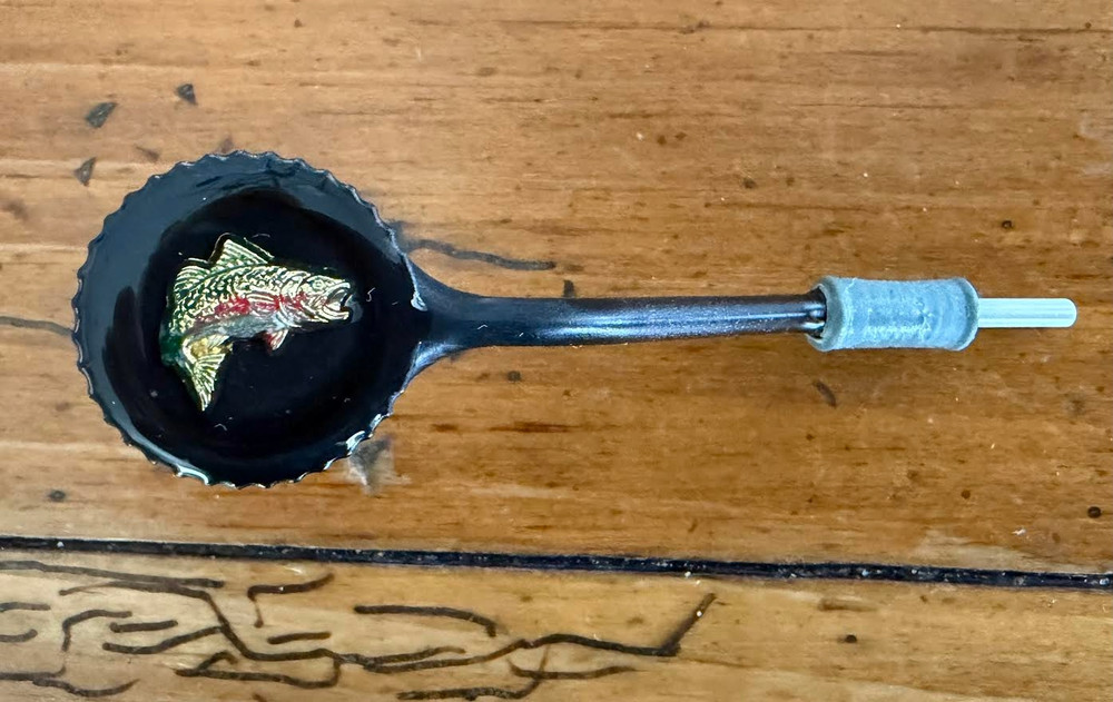 fly tying bobbin solid ceramic tube clutch disc drag.