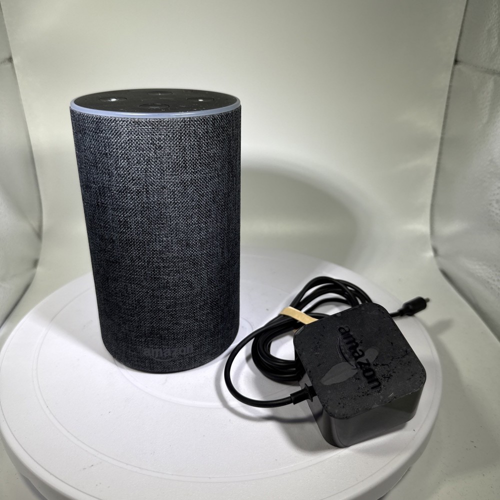Amazon Echo 2nd Generation Wireless Smart Assistant Speaker Charcoal