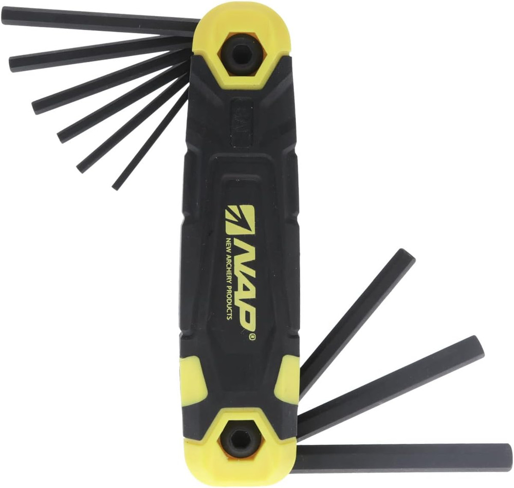 Hex Key Standard/Compact Tool - Durable Steel Archery Tool Wrench Set with Multi