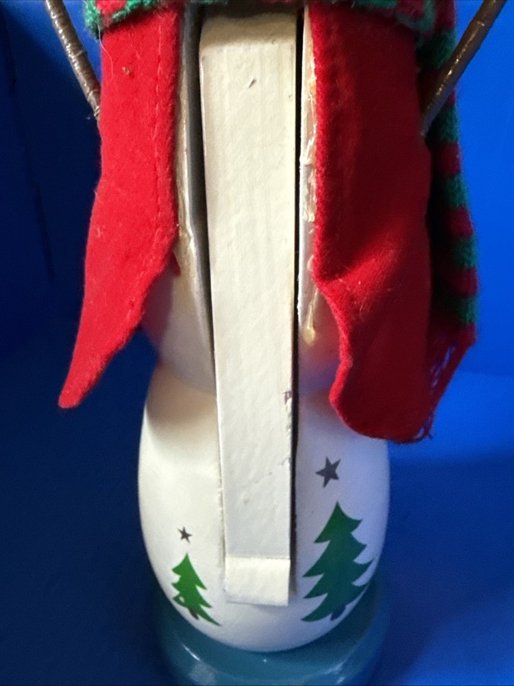 St. Nicholas Square Large Snowman Nutcracker! GUC! 14”