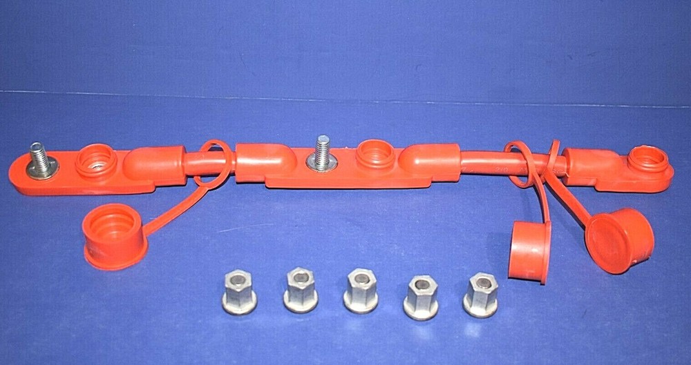 Positive Overmolded 3 Battery Cable Harness & Nuts Freightliner Sterling ++++++