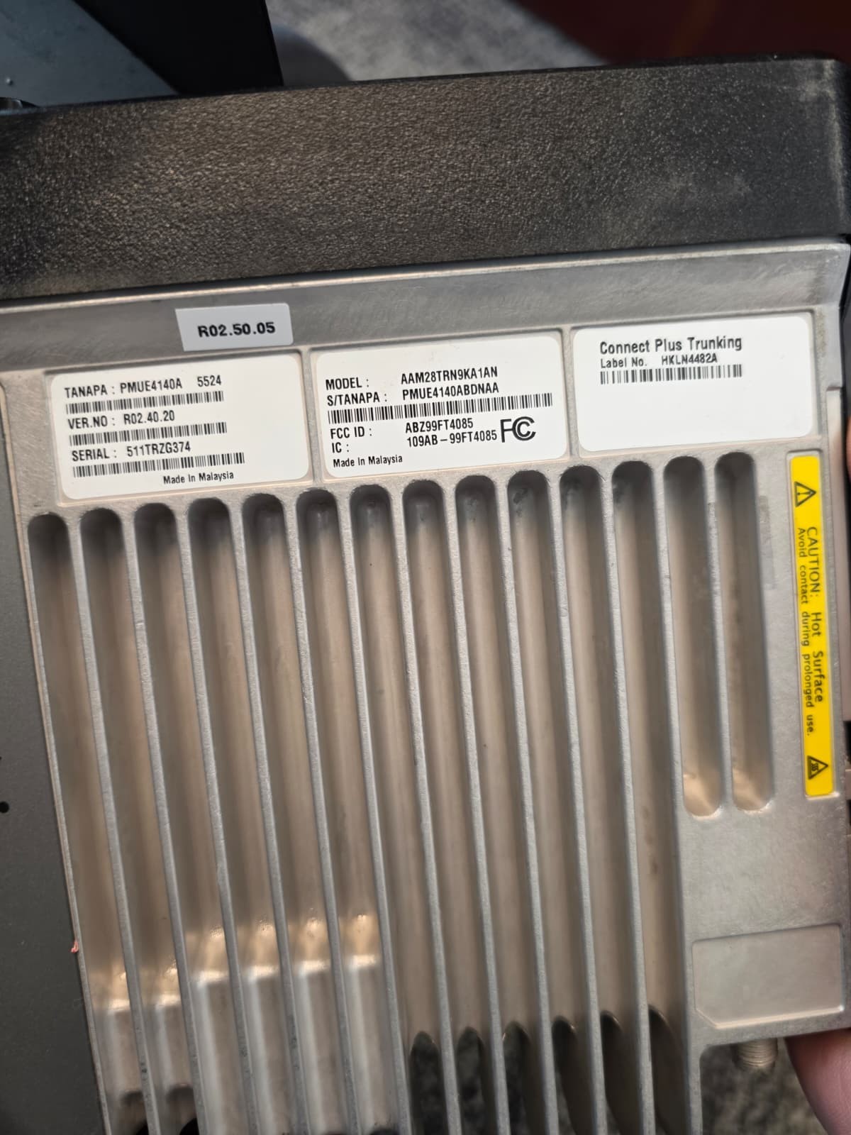 Motorola TRBO XPR5550 UHF 40W 450-512 DMR With SEC-1212 PS + Mic AAM28TRN9KA1AN