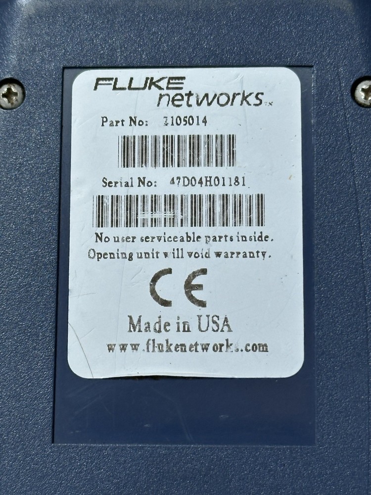 Fluke Networks Microscanner Pro Good Condition
