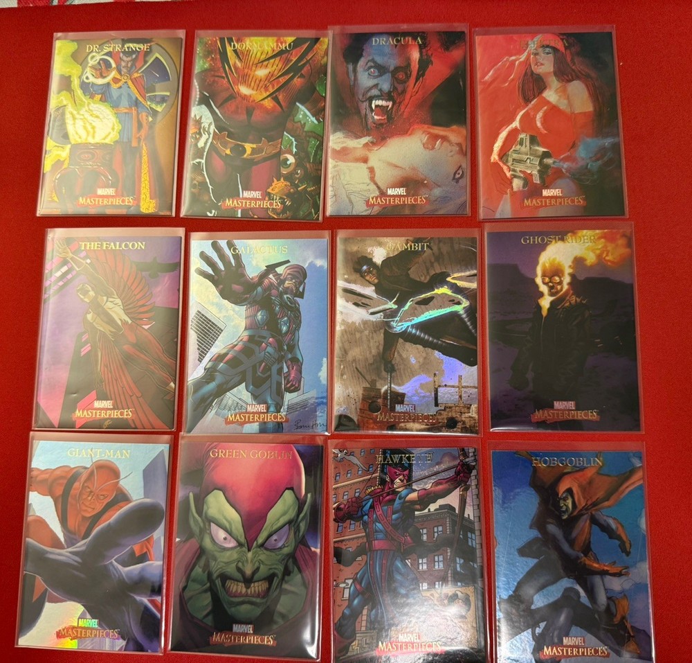 2007 MARVEL MASTERPIECES FOIL PARALLEL SET (1-90) NM CONDITION.