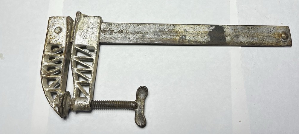 Hargrove Cincinnati Tool 12" Bar clamp 4" Deep Used