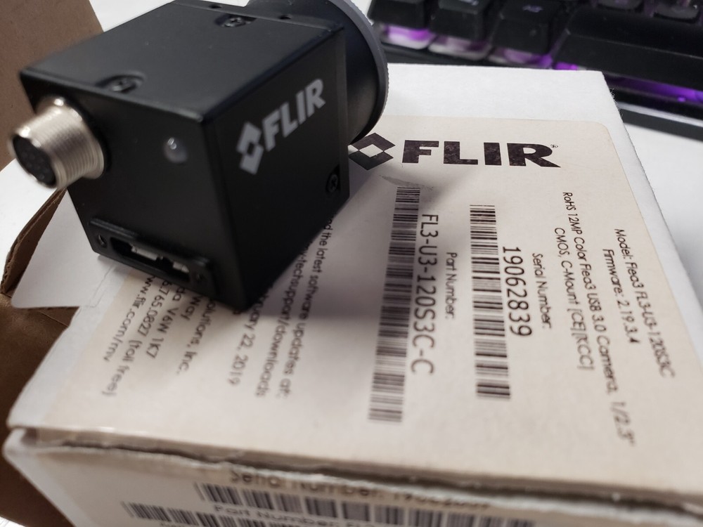 FL3-U3-120S3C-C Color Flir Flea Machine Vision Camera USB3