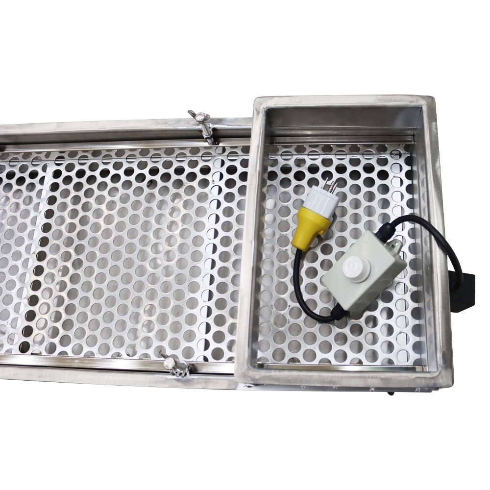 Easy Operation 15mmSieve Electric Linear Vibrating Screen One Layer JG30-75 110V