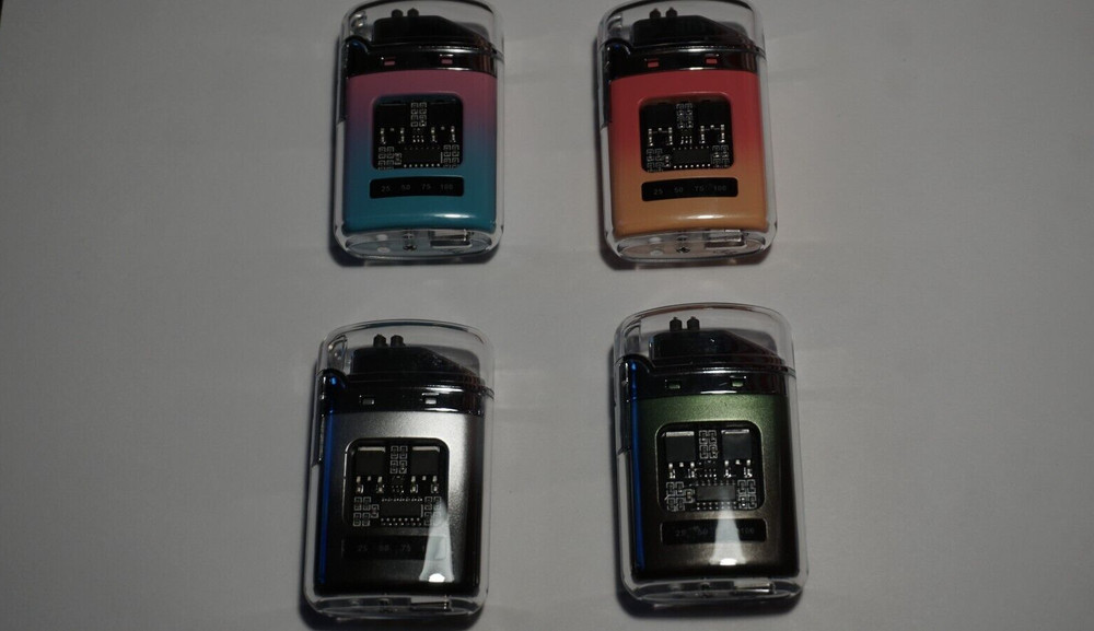 Four-Pack Electrical Arc Lighters Rechargeable with Type-C