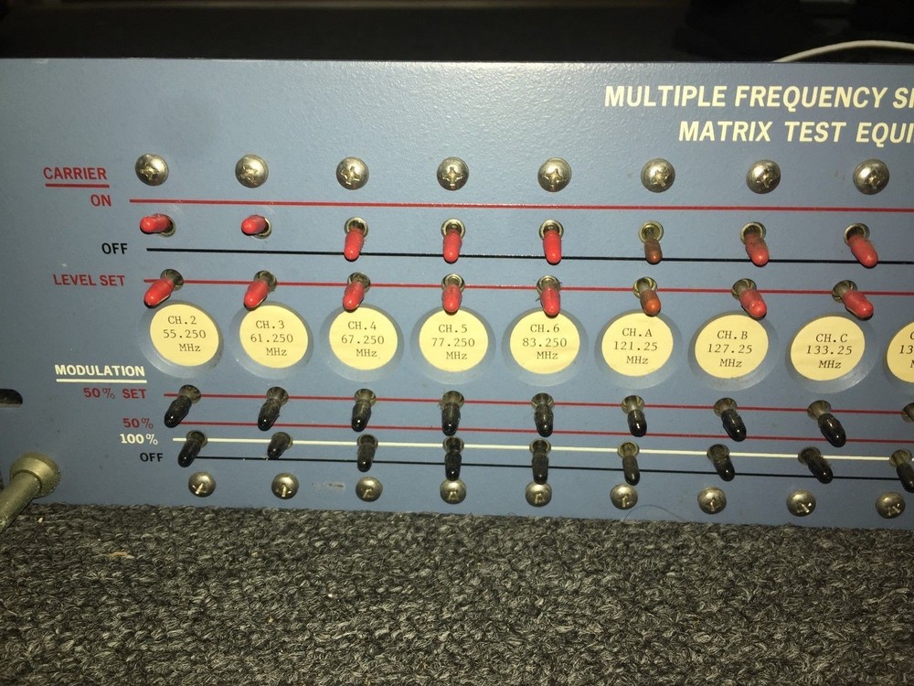 MATRIX MULTIPLE FREQUENCY SIGNAL GENERATOR 15 BLADES
