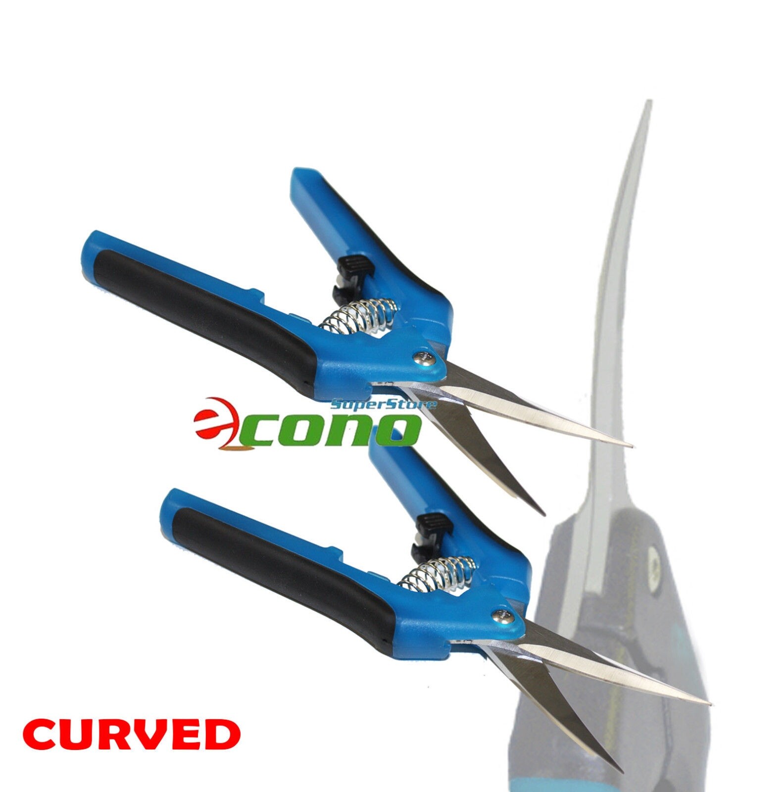 Lot 2  Curved Blade Trimming Scissors Hydroponics Leaf Bud Sharp harvest trimmer